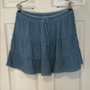 2/$15! Aerie. Blue Tiered Women's Skirt